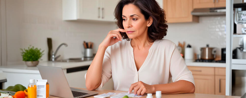 Mujer en una cocina